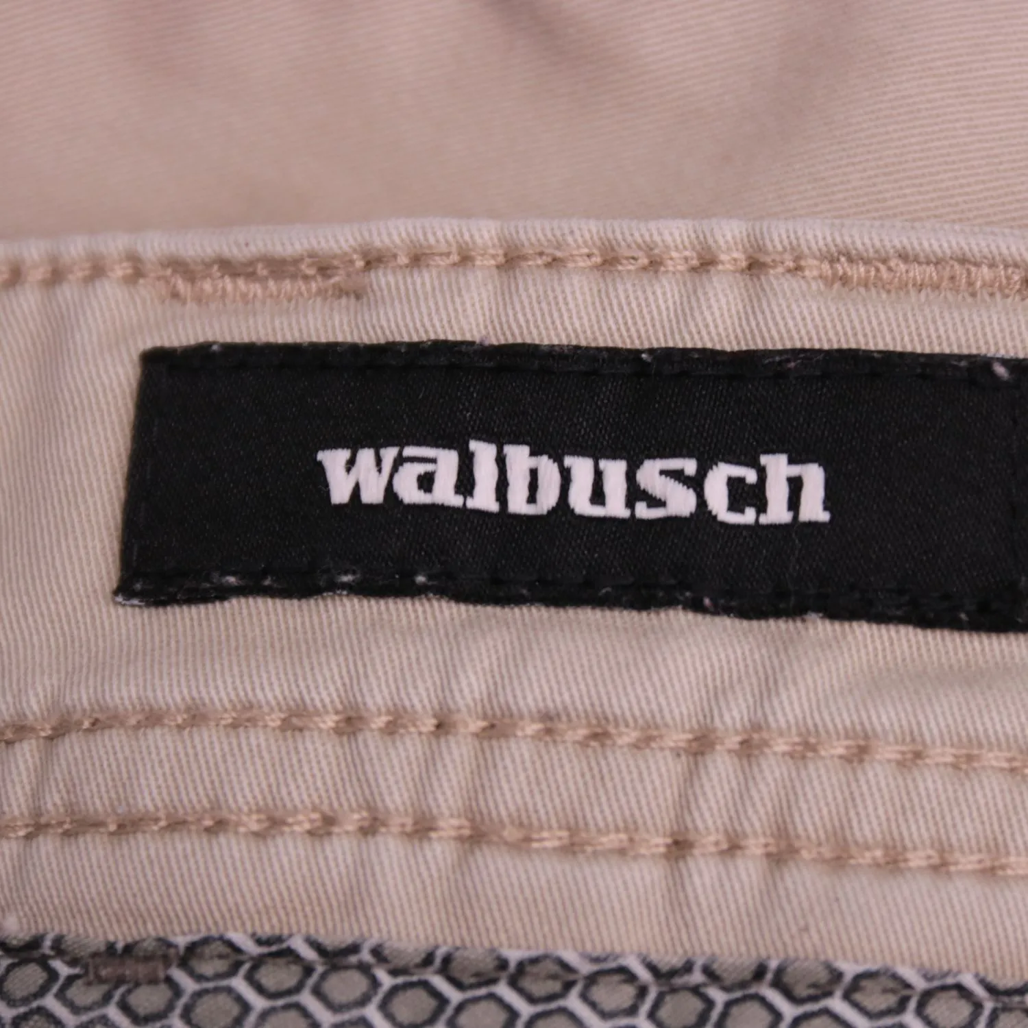 Бежевые брюки карго Walbusch с накладными карманами, размер 54 (XL)