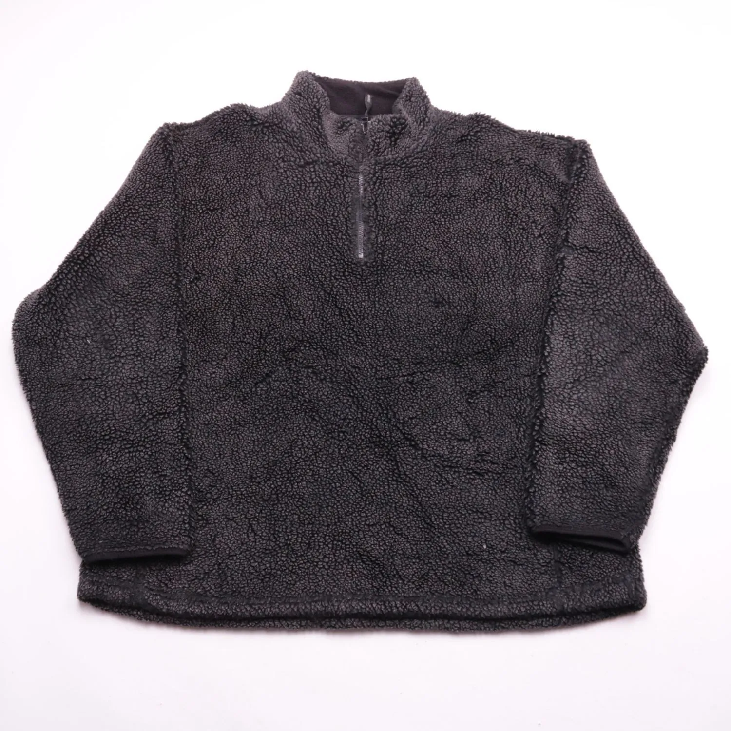 Чёрная толстовка MX Sport из фактурной шерпы, размер 54 (XL)
